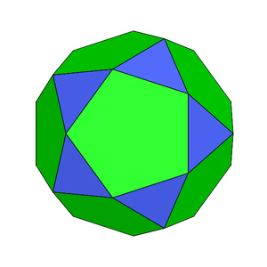 J21 Elongated Pentagonal Rotunda