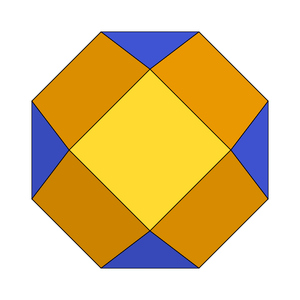 J23 Gyroelongated Square Cupola