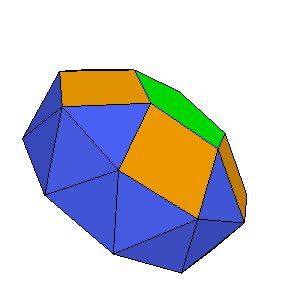 J24 Gyroelongated Pentagonal Cupola