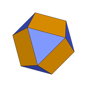 J44 Gyroelongated Triangular Bicupola