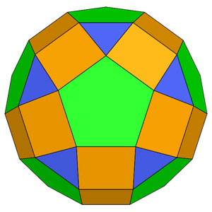 J73 Parabigyrate Rhombicosidodecahedron