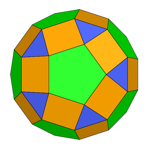 J76 Diminished Rhombicosidodecahedron