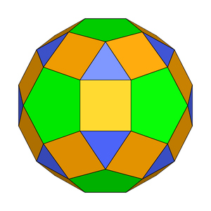 J81 Metabidiminished Rhombicosidodecahedron