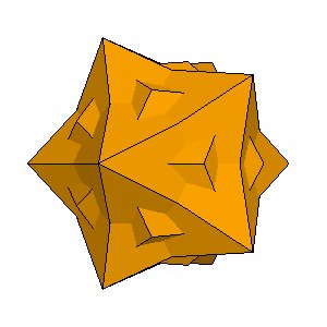 Great Ditrigonal Dodecacronic Hexecontahedron