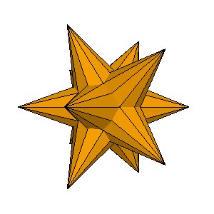 Small Ditrigonal Dodecacronic Hexecontahedron