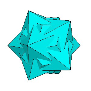 Medial Hexagonal Hexecontahedron
