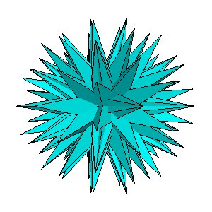 Small Hexagrammic Hexecontahedron